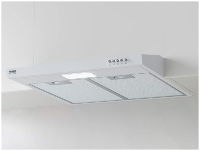 Вытяжка Krona Jessica slim 600 white push button (W)