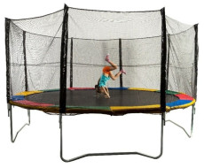 Каркасный батут Sundays Acrobat 366 см - 12ft с сеткой 374х374х253 см Каркасный батут Sundays Acrobat 366 см - 12ft с сеткой 374х374х253 см