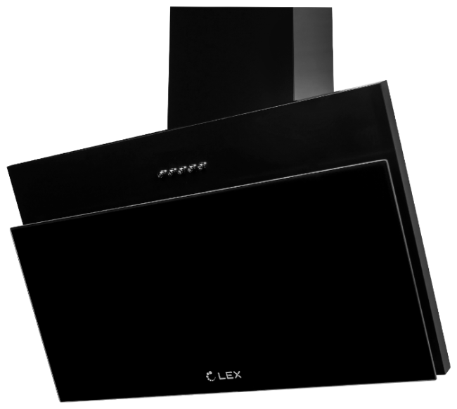 Каминная вытяжка LEX LUKA 500 black Каминная вытяжка LEX LUKA 500 black