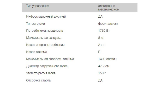 Стиральная машина Hyundai WFE8403