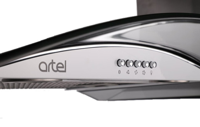 Каминная вытяжка Artel ART-1190 Rapido touch сталь