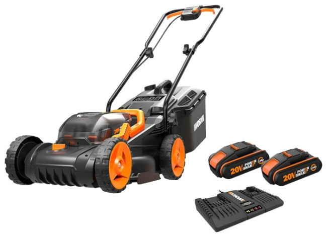 Газонокосилка Worx WG779E Газонокосилка Worx WG779E