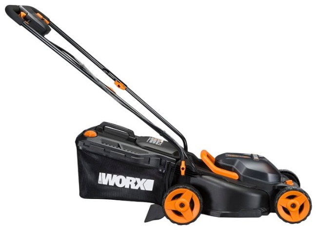 Газонокосилка Worx WG779E Газонокосилка Worx WG779E