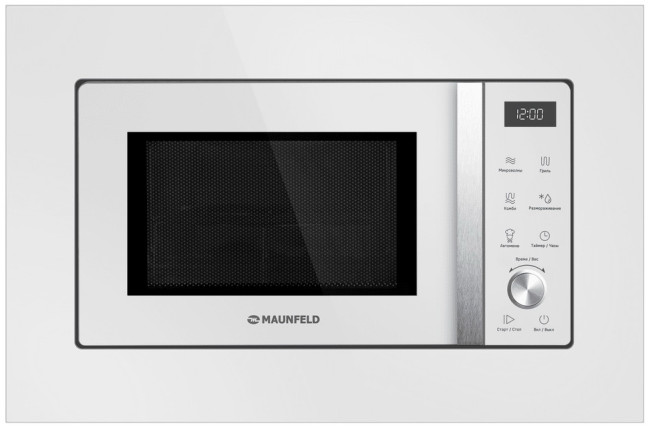 Встраиваемая микроволновая печь СВЧ Maunfeld JBMO1225FSGW02 Встраиваемая микроволновая печь СВЧ Maunfeld JBMO1225FSGW02