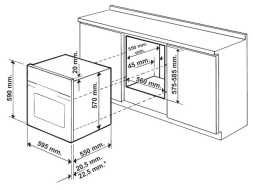 Духовой шкаф Ariston FD 610 (MR) Духовой шкаф Ariston FD 610 (MR)