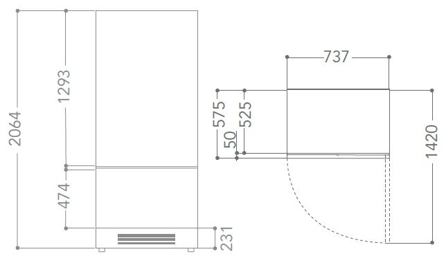 Встраиваемый холодильник KitchenAid KCVCX 20750L