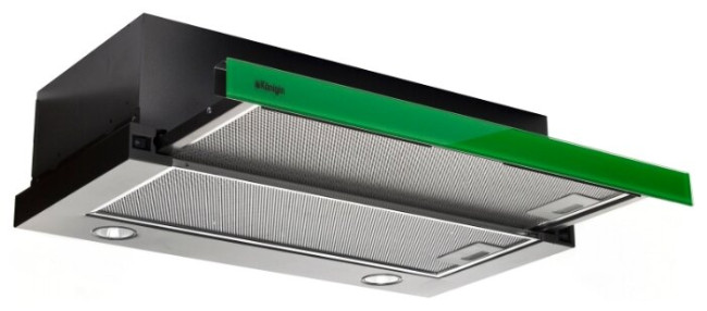 Встраиваемая вытяжка Konigin Helena II Green Glass 60 Встраиваемая вытяжка Konigin Helena II Green Glass 60