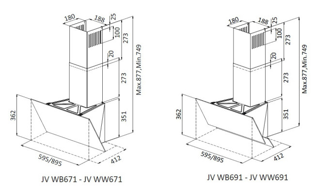 Вытяжка Jacky`s JV WB691 Вытяжка Jacky`s JV WB691