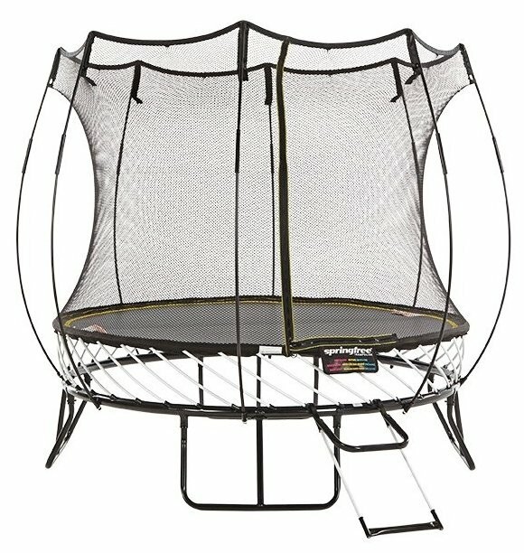 Каркасный батут Springfree R54 Лестница и Крепеж 250х250х230 см