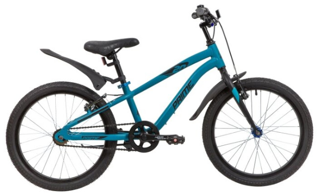 Подростковый горный (MTB) велосипед Novatrack Prime 20 Al V (2020) металлик