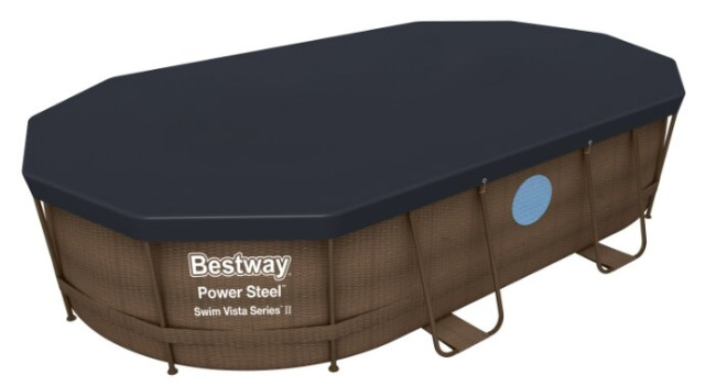 Бассейн Bestway Power Steel Swim Vista Series II в комплекте 56946
