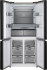 Холодильник WEISSGAUFF WCD 590 NoFrost Inverter Premium EcoFresh Blue Glass
