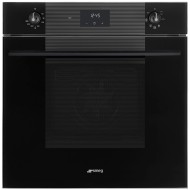 Электрический духовой шкаф Smeg SF6100VB3RU черное стекло Электрический духовой шкаф Smeg SF6100VB3RU черное стекло