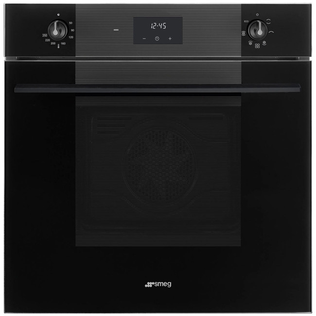 Электрический духовой шкаф Smeg SF6100VB3RU черное стекло Электрический духовой шкаф Smeg SF6100VB3RU черное стекло