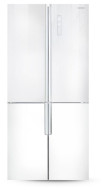Холодильник Ginzzu NFK-510 White glass