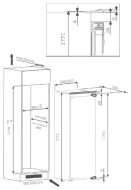 Встраиваемый холодильник KitchenAid KCBNS 18602