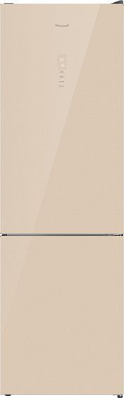 Холодильник WEISSGAUFF WRK 195 D Full NoFrost Beige Glass
