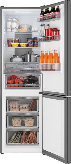 Холодильник WEISSGAUFF WRK 195 D Full NoFrost Beige Glass