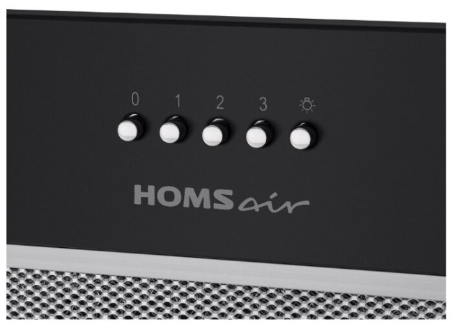 Встраиваемая вытяжка HOMSAIR Camelia Power 60 черный Встраиваемая вытяжка HOMSAIR Camelia Power 60 черный