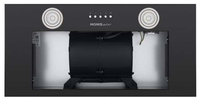 Встраиваемая вытяжка HOMSAIR Camelia Power 60 черный Встраиваемая вытяжка HOMSAIR Camelia Power 60 черный