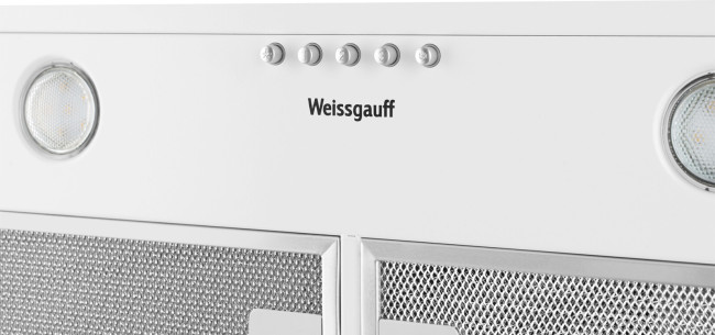 Встраиваемая вытяжка Weissgauff Alpha 80 PB WH