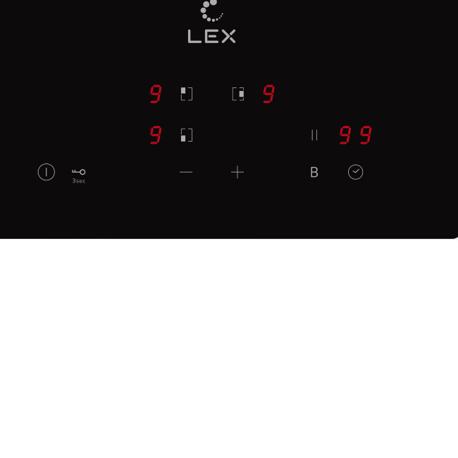 Встраиваемая индукционная варочная панель Lex EVI 430A BL