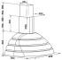 Каминная вытяжка Vialona Cappe Брио inca 550 90 Каминная вытяжка Vialona Cappe Брио inca 550 90