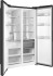 Холодильник WEISSGAUFF WSBS 1036 Inverter NoFrost Premium Black Glass