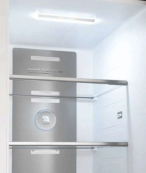 Холодильник WEISSGAUFF WSBS 1036 Inverter NoFrost Premium Black Glass