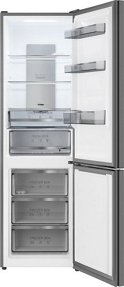 Холодильник WEISSGAUFF WRK 195 D Full NoFrost Bru Steel Glass Холодильник WEISSGAUFF WRK 195 D Full NoFrost Bru Steel Glass