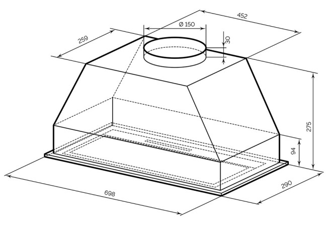 Вытяжка LEX HYPER 900 GS Inverter GR
