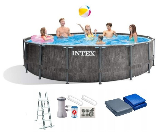Бассейн Intex Greywood Prism Frame 26744 549x122см