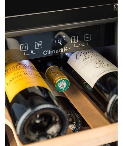 Винный шкаф CLIMADIFF CBU20S2B Винный шкаф CLIMADIFF CBU20S2B