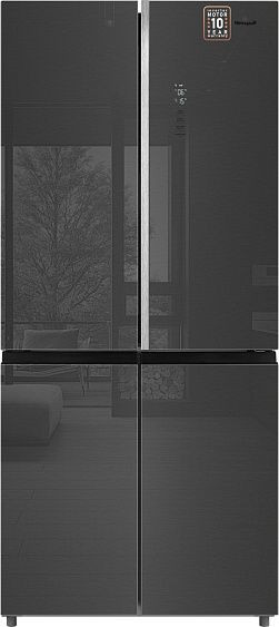 Холодильник WEISSGAUFF WCD 590 NoFrost Inverter Premium EcoFresh Inox Glass