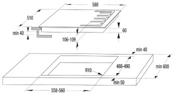 Варочная панель Gorenje G 8651 CLB Варочная панель Gorenje G 8651 CLB
