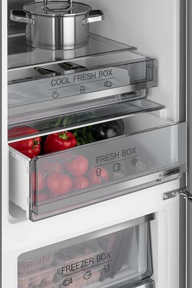 Холодильник WEISSGAUFF WRK 195 D Full NoFrost Dark Grey Glass