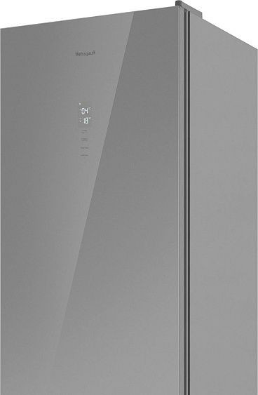 Холодильник WEISSGAUFF WRK 195 D Full NoFrost Dark Grey Glass