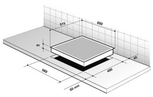Газовая варочная панель De Dietrich DPG7640B Газовая варочная панель De Dietrich DPG7640B