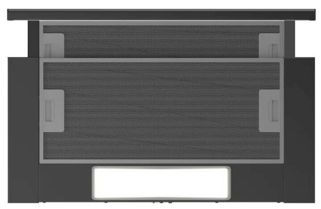 Встраиваемая вытяжка Elikor Slide Glass 60П-1000 черный/черный