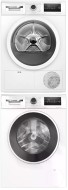 Комплект стиральная и сушильная машина Bosch WAN28201ME + WTN86211ME