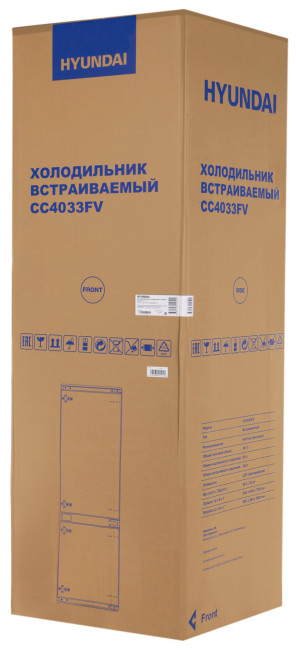Встраиваемый холодильник Hyundai CC4033FV