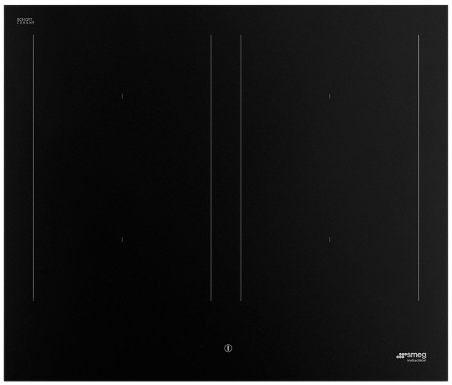 Электрическая варочная панель Smeg SIM3644N, цвет черный матовый