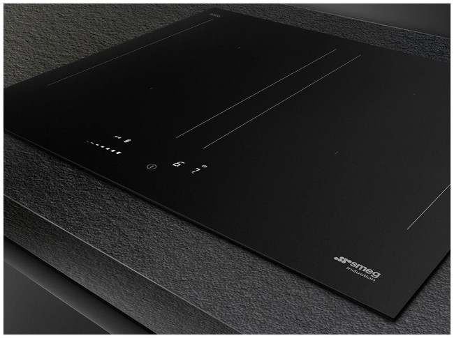 Электрическая варочная панель Smeg SIM3644N, цвет черный матовый