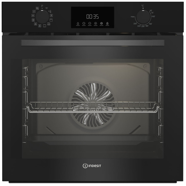 Электрический духовой шкаф Indesit IBFTE 3844 BL черный Электрический духовой шкаф Indesit IBFTE 3844 BL черный