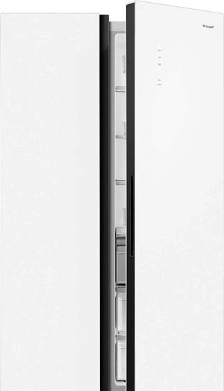 Холодильник WEISSGAUFF WSBS 1036 Inverter NoFrost Premium White Glass