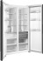 Холодильник WEISSGAUFF WSBS 1036 Inverter NoFrost Premium White Glass