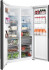 Холодильник WEISSGAUFF WSBS 1036 Inverter NoFrost Premium White Glass