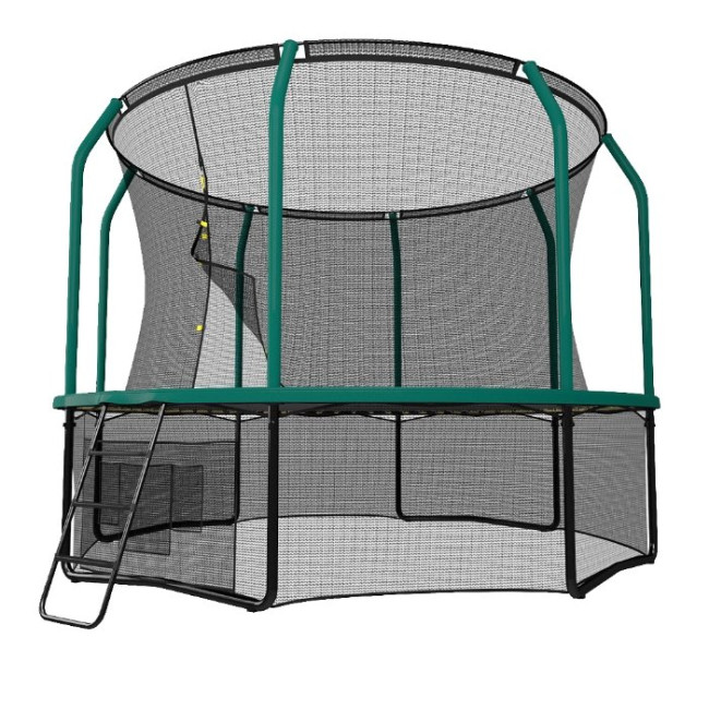 Каркасный батут Unix Line 12ft Supreme с баскетбольным кольцом 366х366х89 см