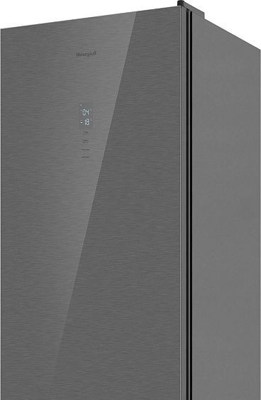 Холодильник WEISSGAUFF WRK 195 D Full NoFrost Inox Glass Холодильник WEISSGAUFF WRK 195 D Full NoFrost Inox Glass