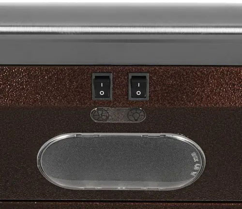 Вытяжка Elikor Сатурн 50П-180-В1Л медный антик/нерж